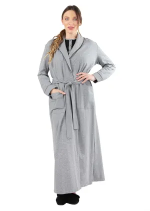 Women's Cotton Blend Heavy Quilted Full-Length Robe