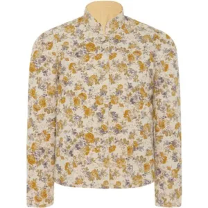 Women's Magic Jacket in Texas Rose & Yellow Twill by Casey Marks