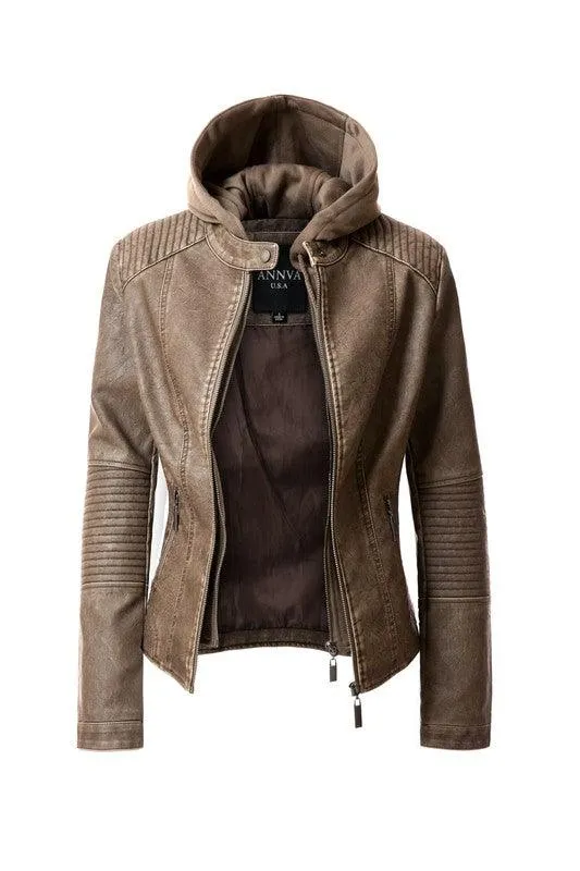 Women'S Pu Jacket